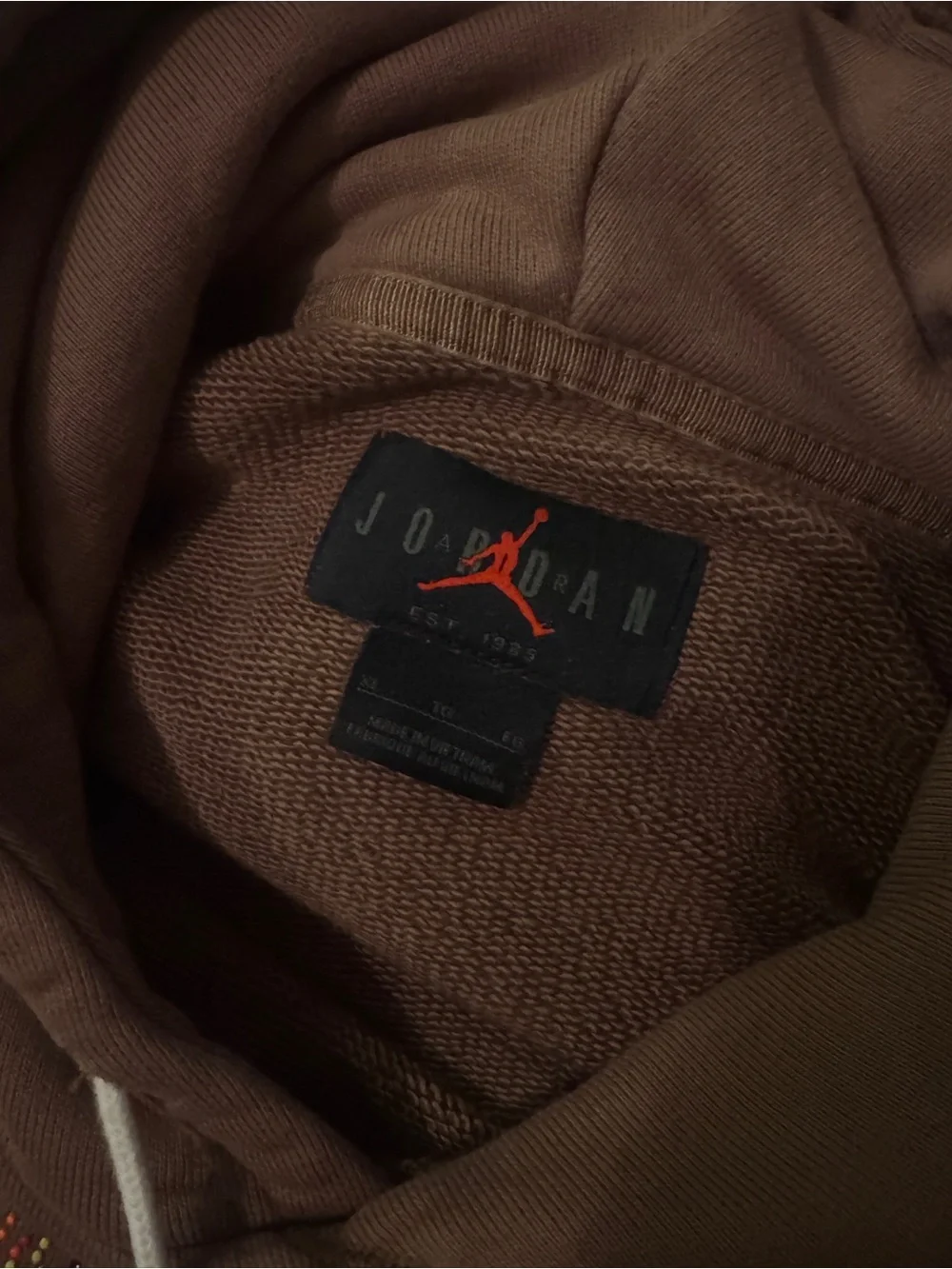Cactus Jack/Jordan Brown Embroidered Pullover Hoodie